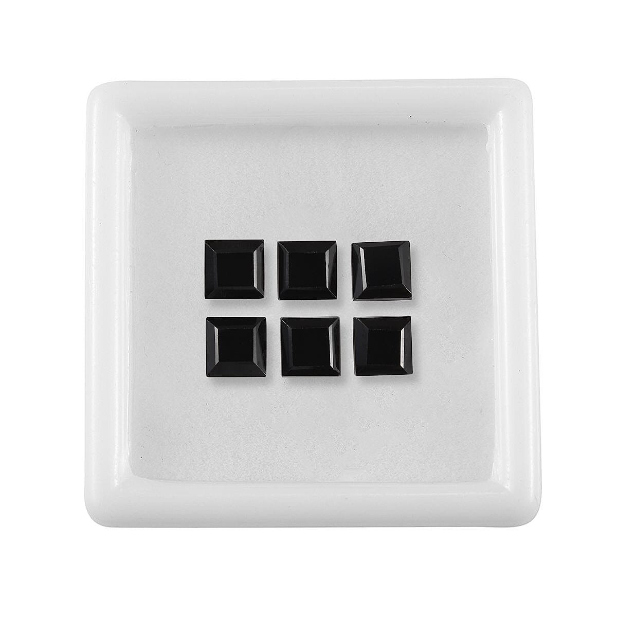 Black Spinel Square 5 mm