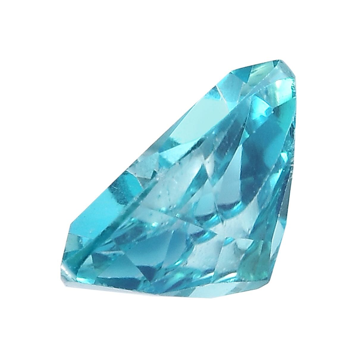 Paraiba Topaz Trillion 7 mm