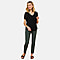 Emreco Jean Style Stretch Trouser (Size 12) - Black