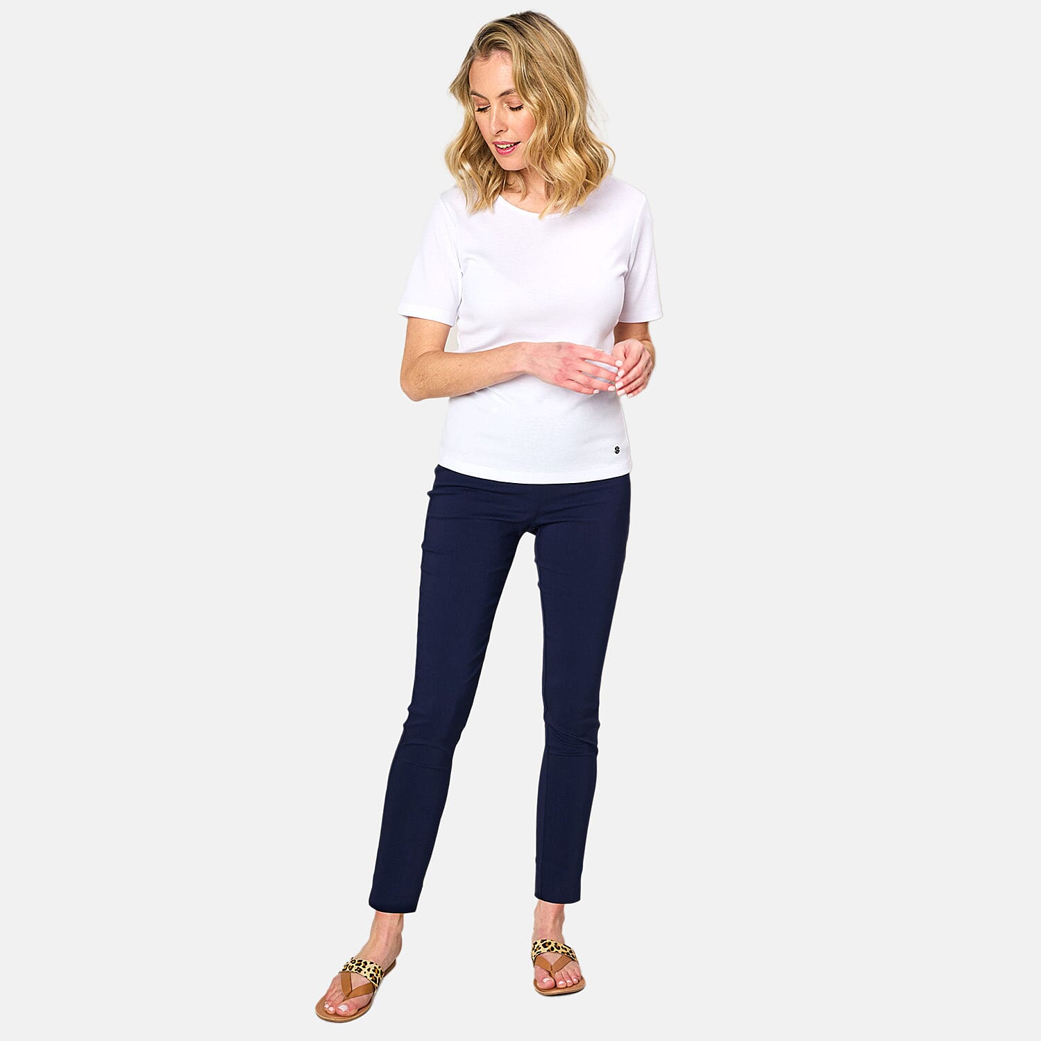 Emreco Jean Style Stretch Trouser (Size 20) - Navy