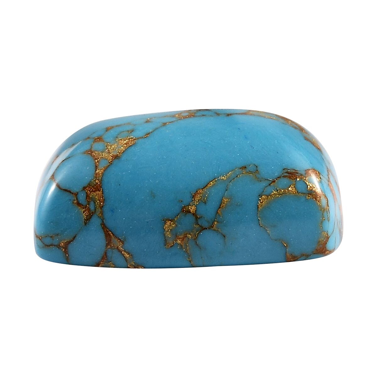 Blue Turquoise Cushion 14x10 mm