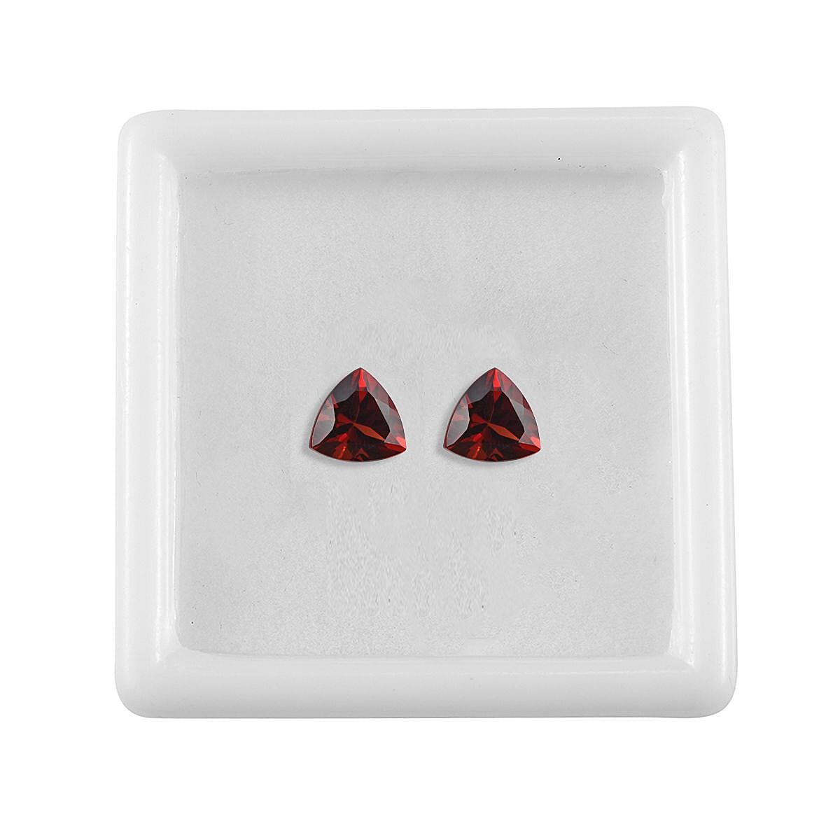 Red Garnet Trillion 6 mm