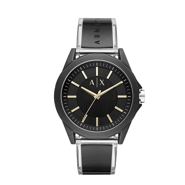 Closeout Deal ARMANI EXCHANGE 5 ATM Water Resistant Watch Black