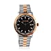 JUST CAVALLI Water Resistant Black Dial  Watch with Stainless Steel Chain Strap