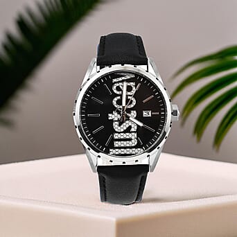 https://tjcuk.sirv.com/Products/77/3/7735537/JUST-CAVALLI-Water-Resistant-Mens-Watch-with-Black-Leather-Strap_7735537_2.jpg?w=342&h=342