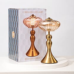 Lesser and Pavey Rechargeable Touch Lamp - White