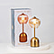 Lesser and Pavey Rechargeable Cordless Touch Lamp - Gold & Multi Colour