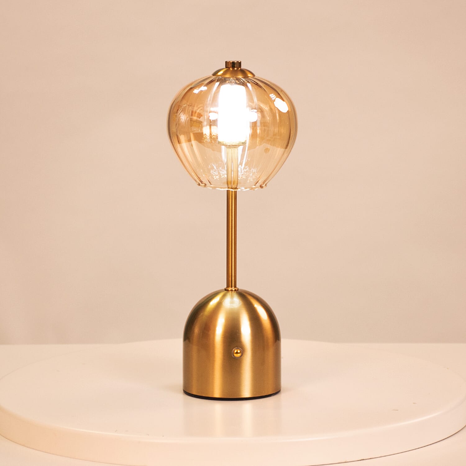 Lesser and Pavey Rechargeable Cordless Touch Lamp - Circle