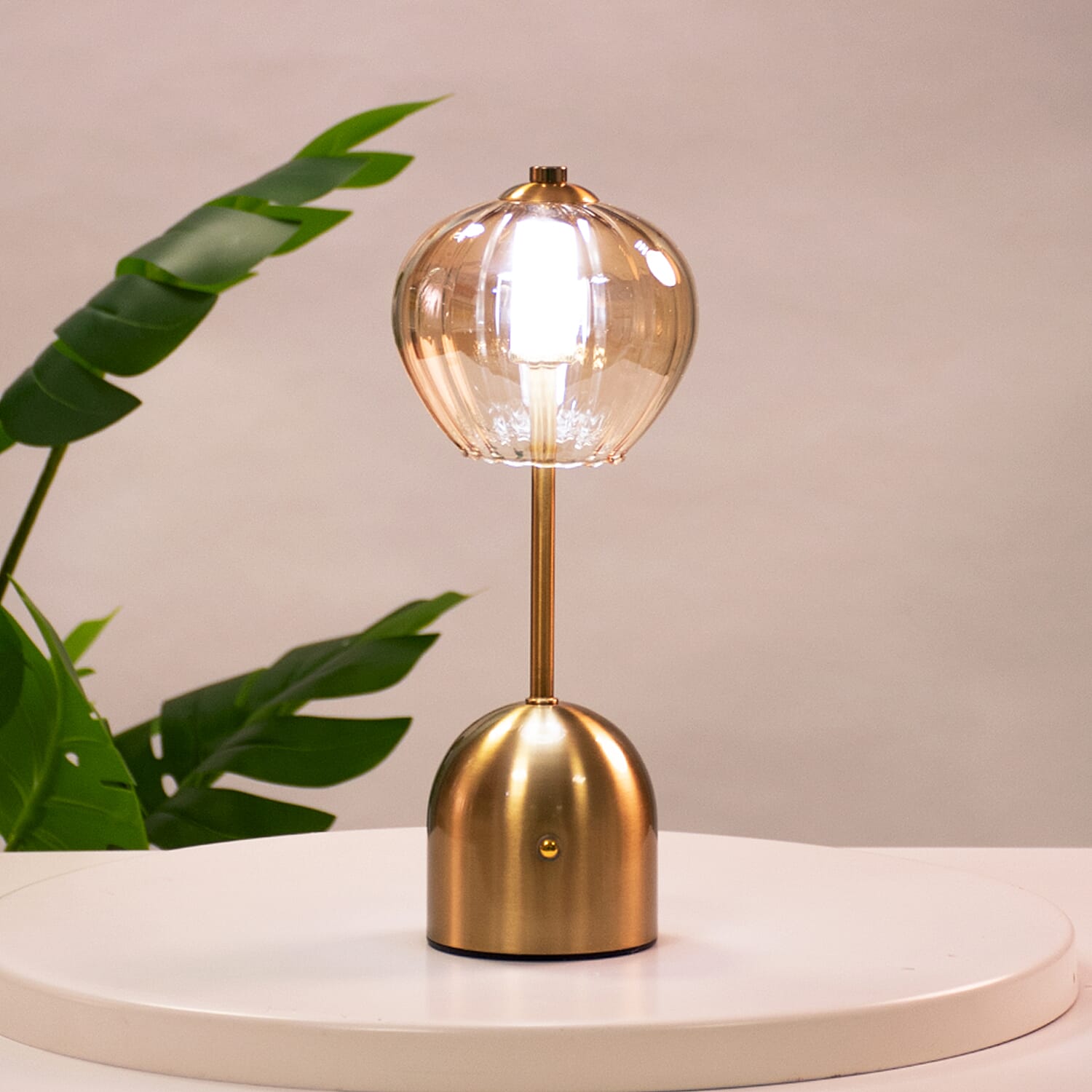 Lesser and Pavey Rechargeable Cordless Touch Lamp - Circle