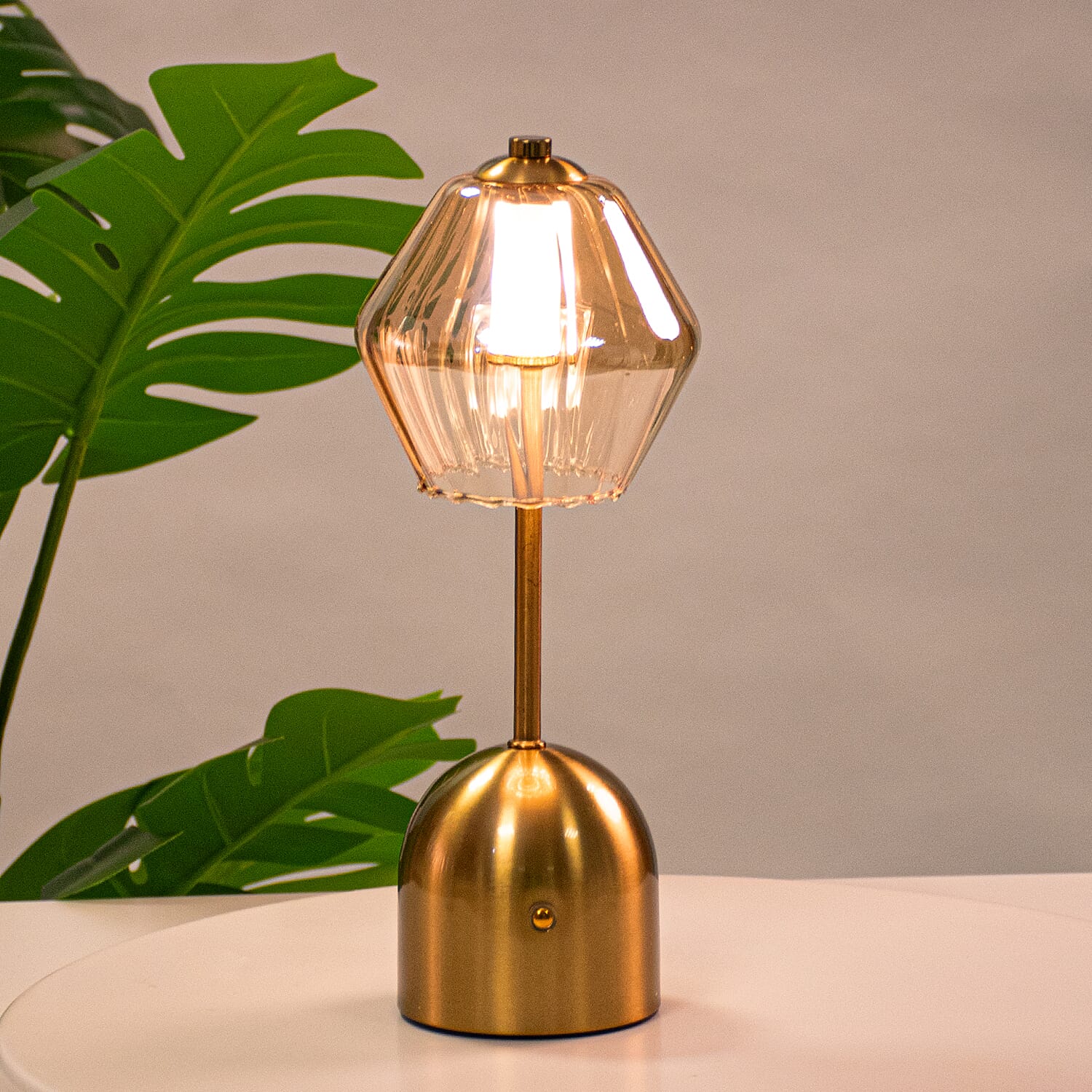 Lesser and Pavey Rechargeable Cordless Touch Lamp - Multi Gold