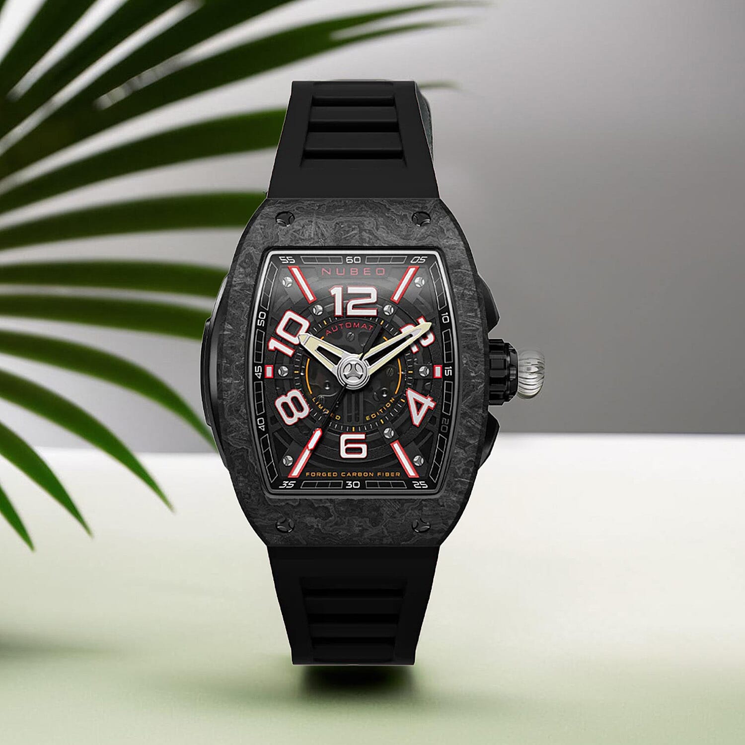 Automatic Mens Watch in Stainless Steel - Black