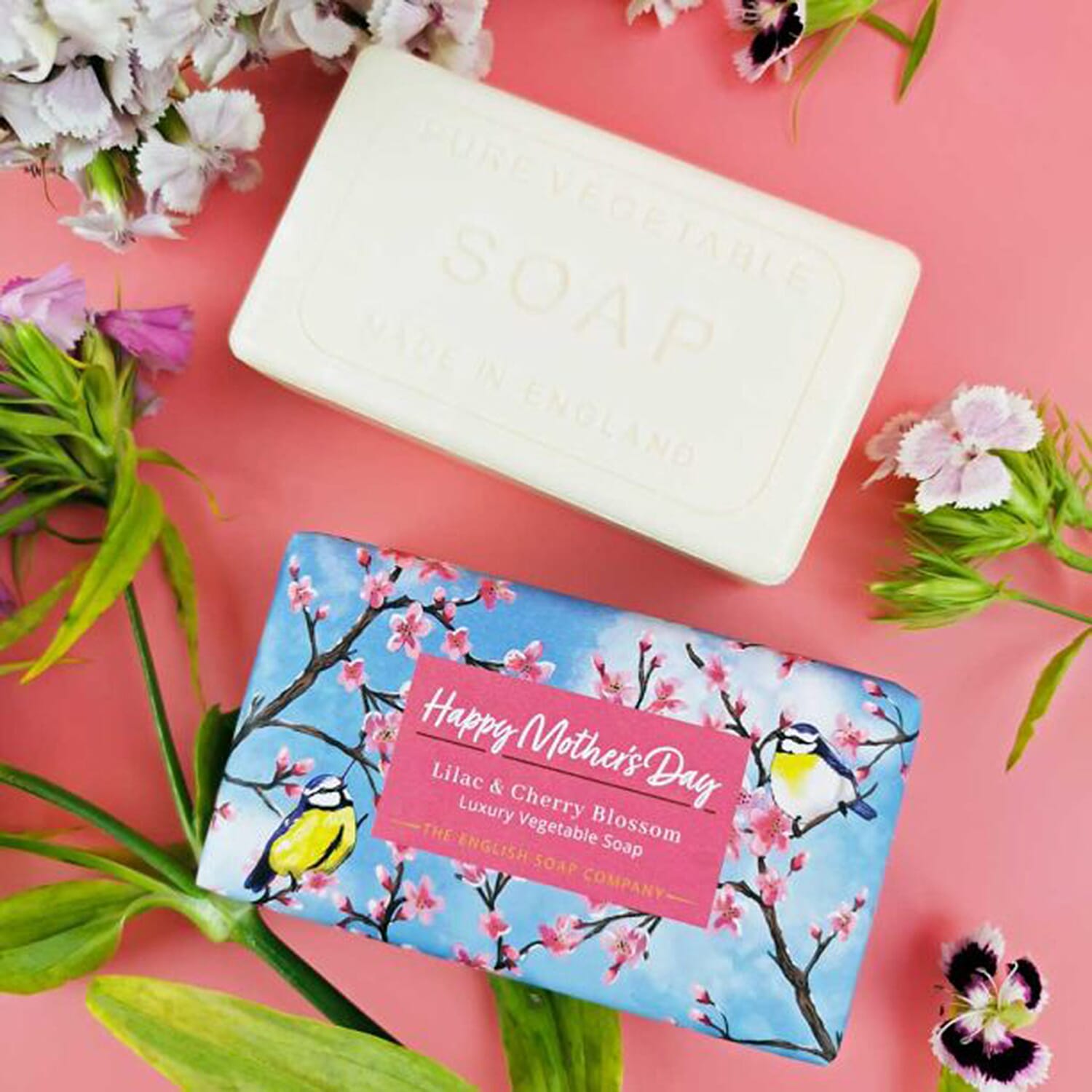 The English Soap Company Wonderful Mum 190g - Cherry blossom (Lilac - Cherry Blossom)