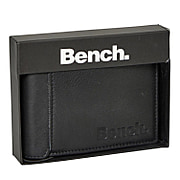 Bench Carbon Leather Wallet - Black