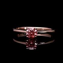 LUXURIANT 0.5 Ct. Lab Grown Diamond Solitaire Ring in 14K Rose Gold, SGL Certified