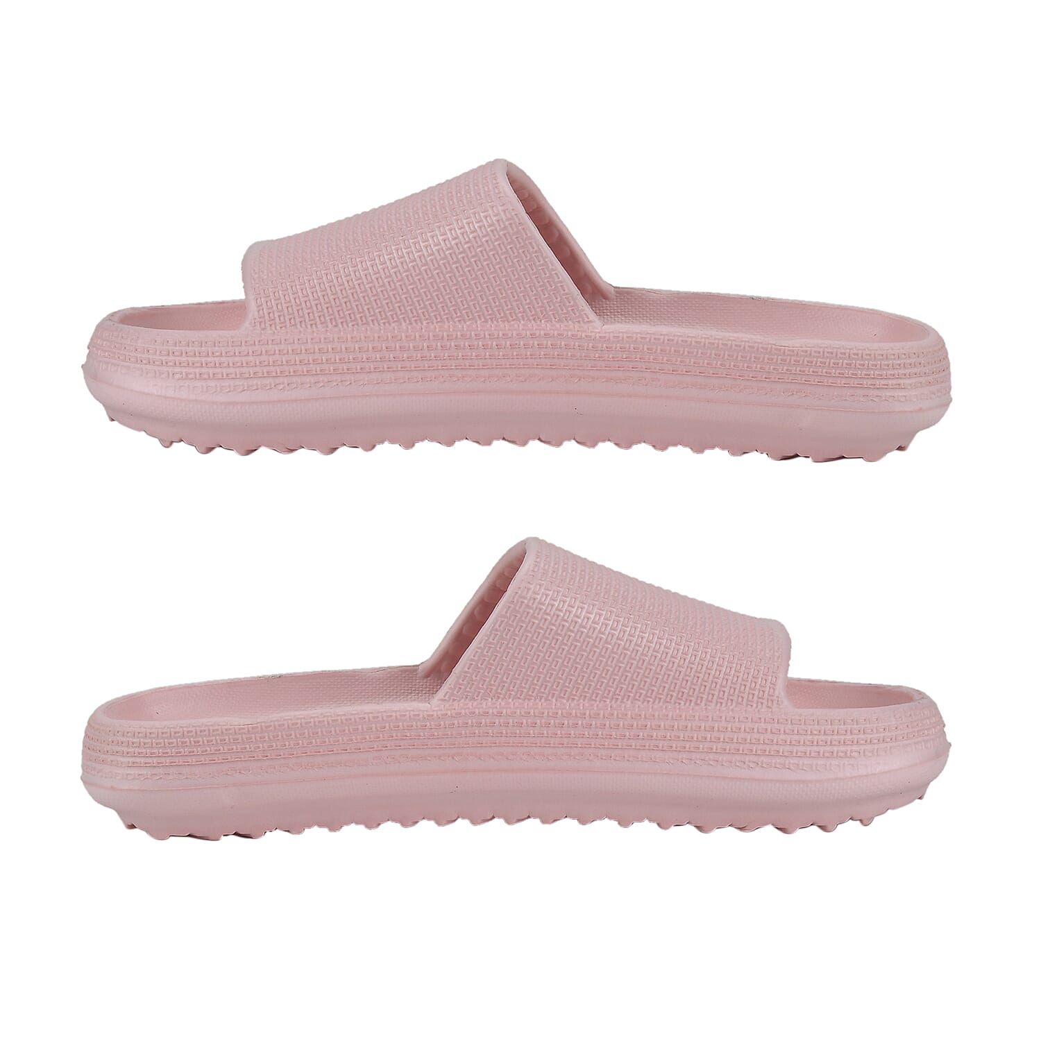 Set of 2 EVA Ladies Super-lightweight Cushioned Sandals and Sliders (Size 5-6) - Pink