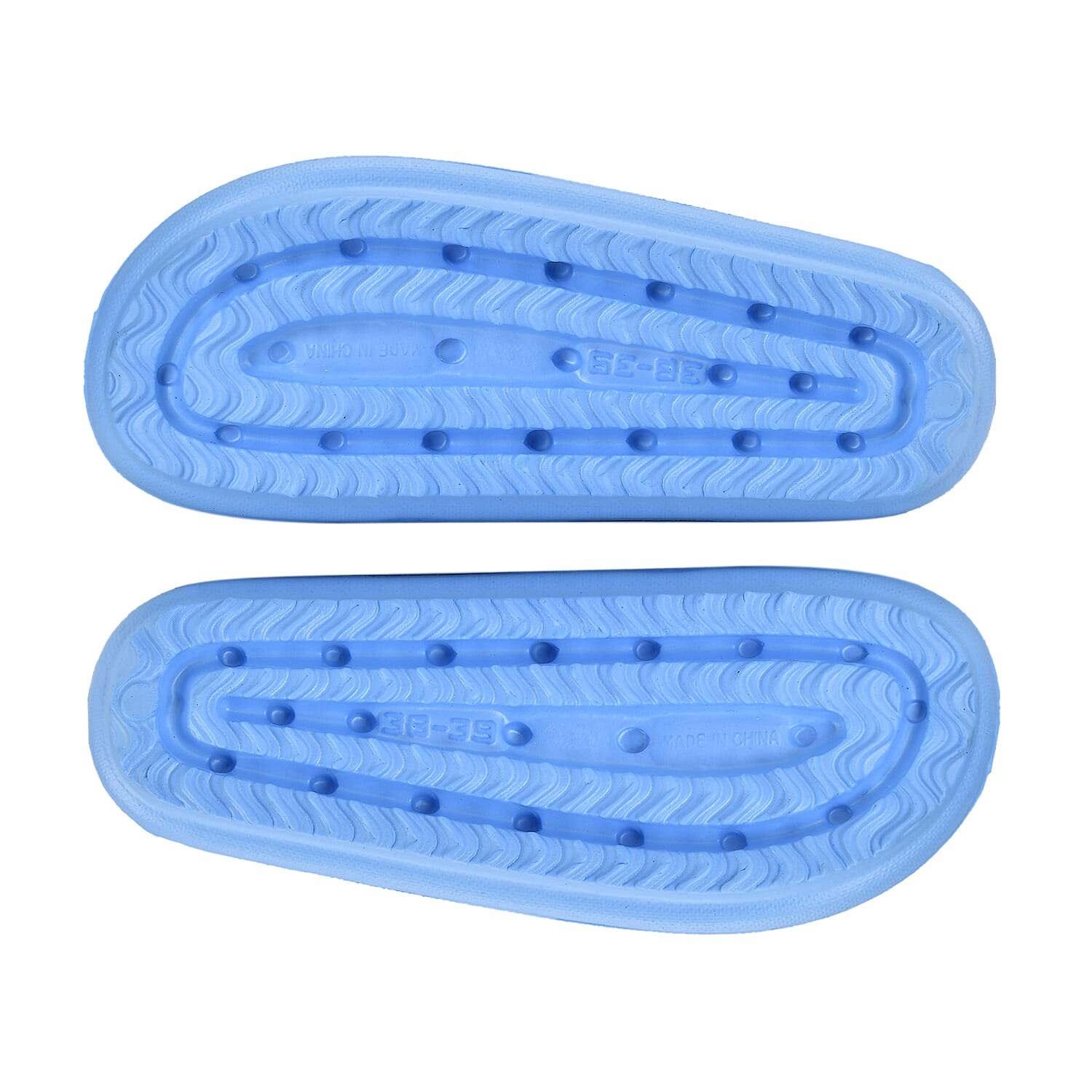 Set of 2 EVA Ladies Super-lightweight Cushioned Sandals and Sliders (Size 5-6) - Pink