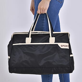 https://tjcuk.sirv.com/Products/77/3/7737514/Nylon-Patterned-Travel-Bag-Size-48x22x29-cm-Black-Black_7737514_2.jpg?w=342&h=342