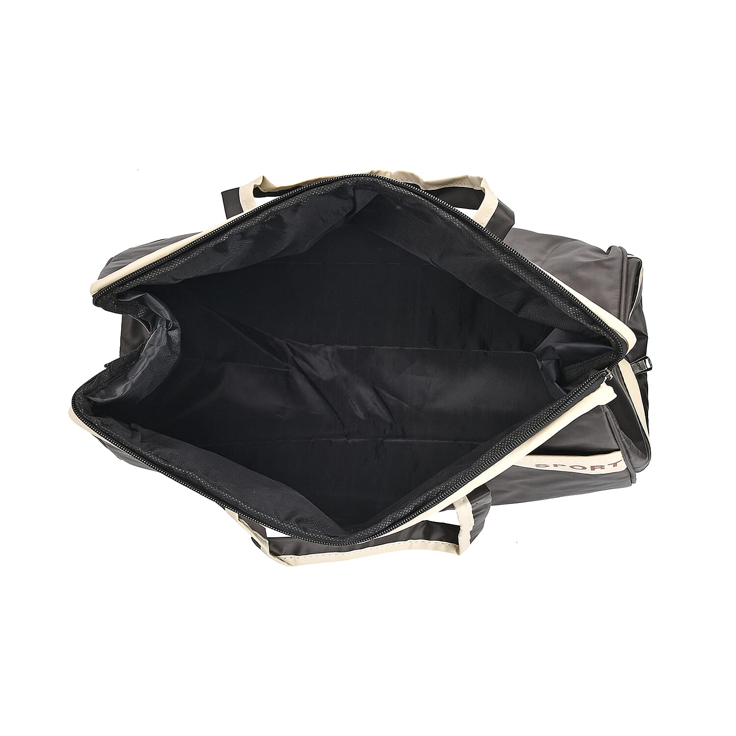 Large Capacity Travel Bag with Top Double Handles - Grey