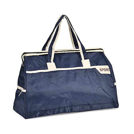 TAMSY Travel Duffel Bag with Double Handle - Blue
