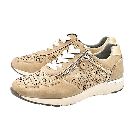 Mens Shoe (Size 4) - Beige