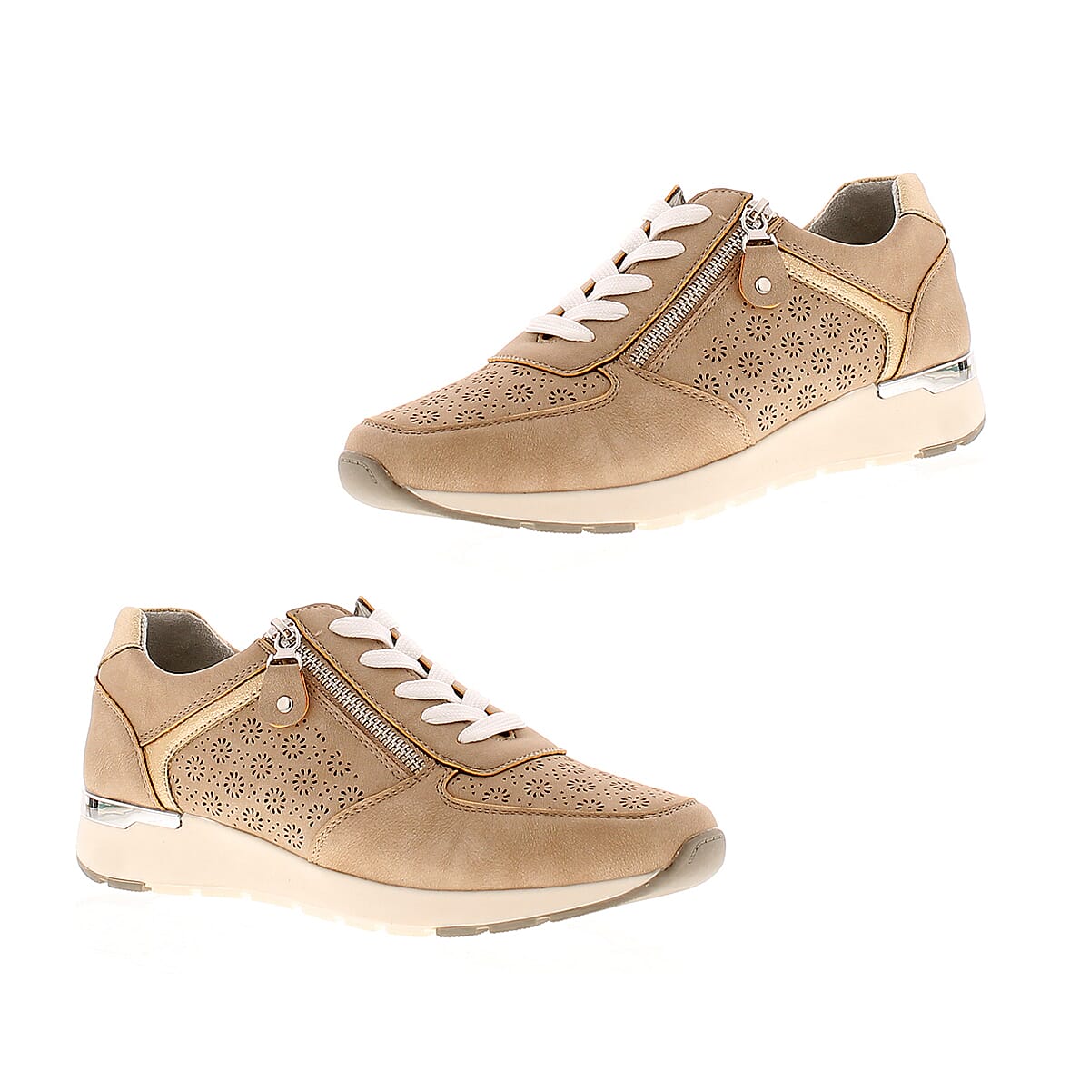 Mens Shoe (Size 4) - Beige