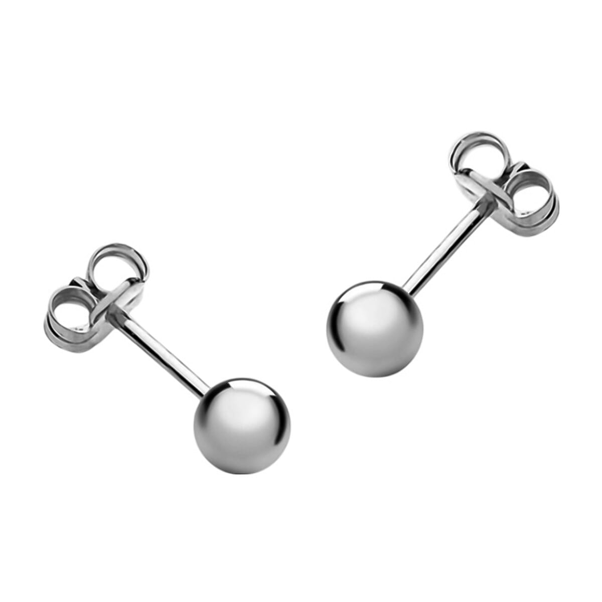 Sterling Silver Ball Stud Earrings