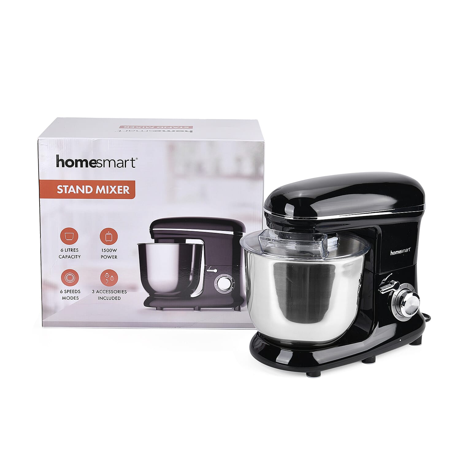 Homesmart Juicer, Mixer and Attachment (Size 373x334 ) - Black