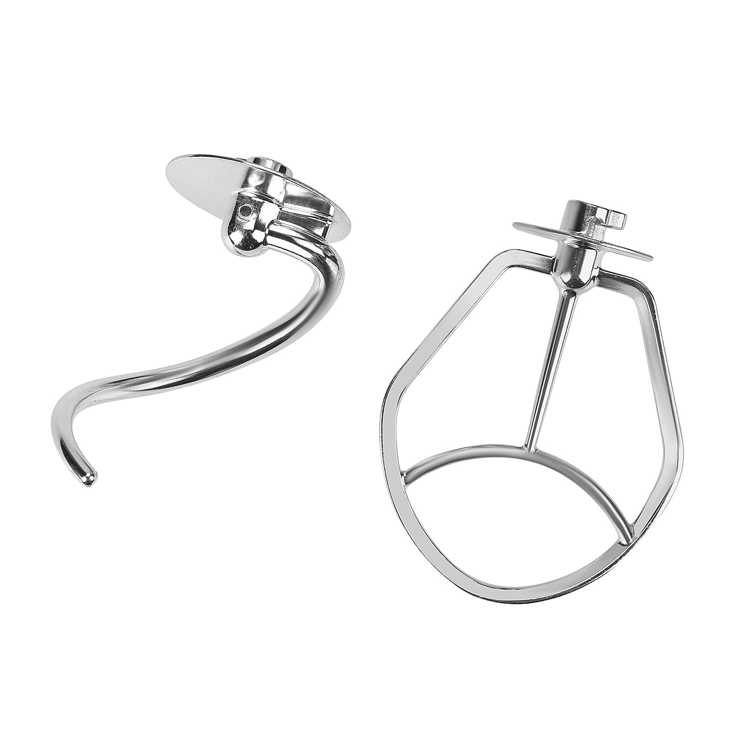 HOMESMART Stand Mixer with 3 Blades, 6 Speed Rotary Control Etc. (6.0 L,1500W) - Silver