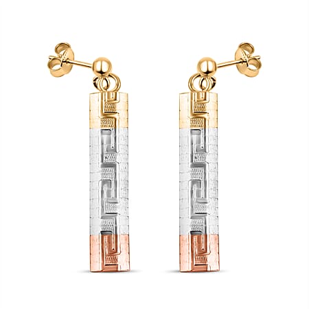 JCK Vegas Closeout - Sterling Silver 3 Colours Omeaga Earrings (With Push Back)