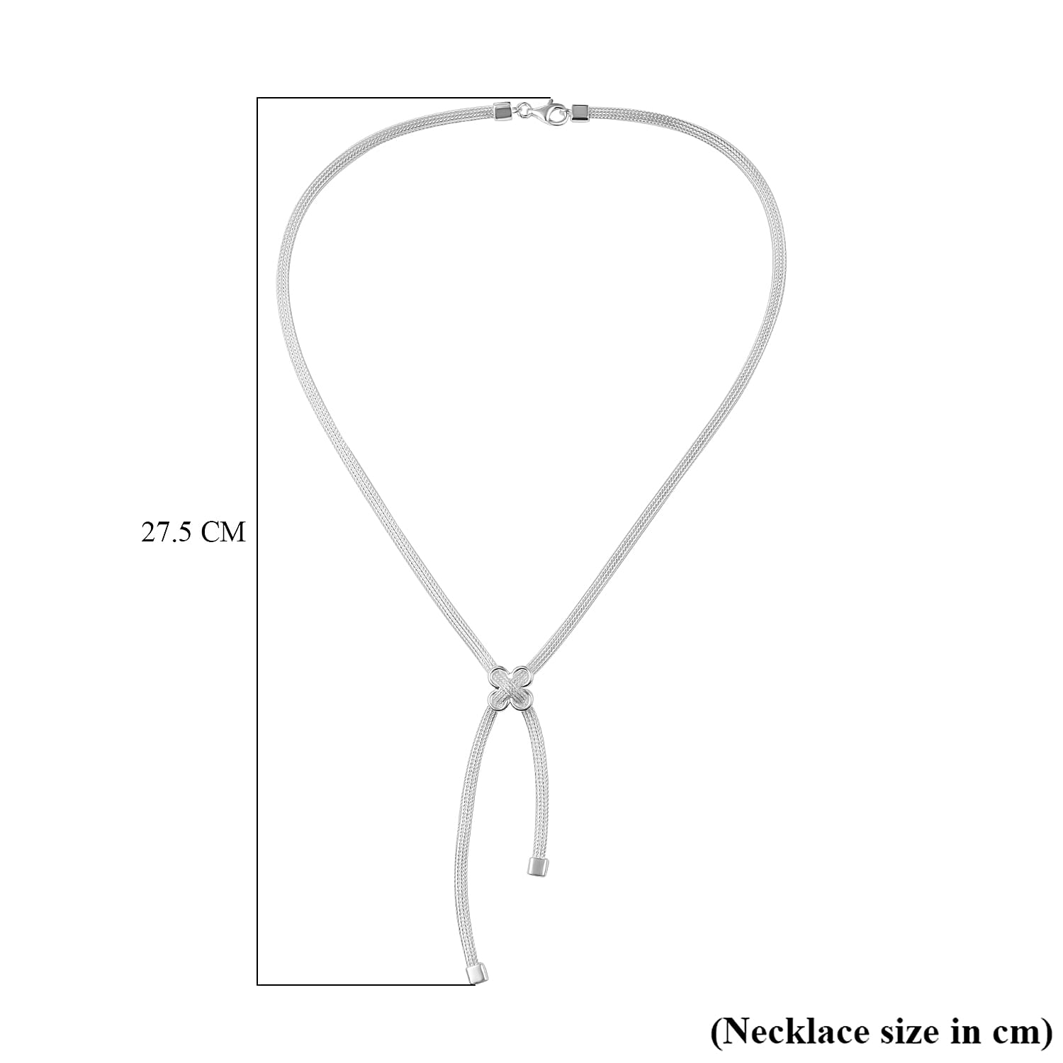 Vegas Closeout - Sterling Silver Necklace (Size - 20) 13.60 Gms