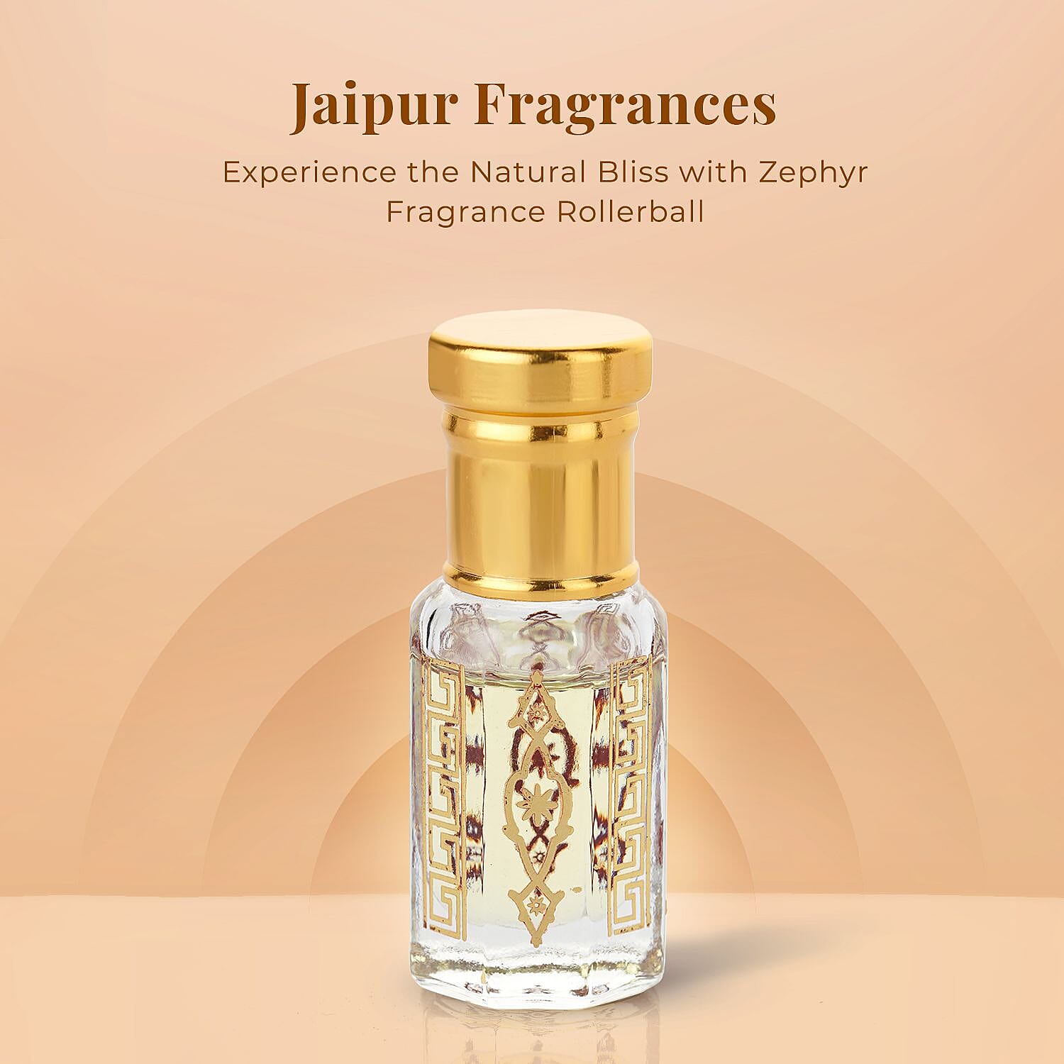 Jaipur Fragrances 100% Natural Zephyr Fragrance Rollerball - 5ml