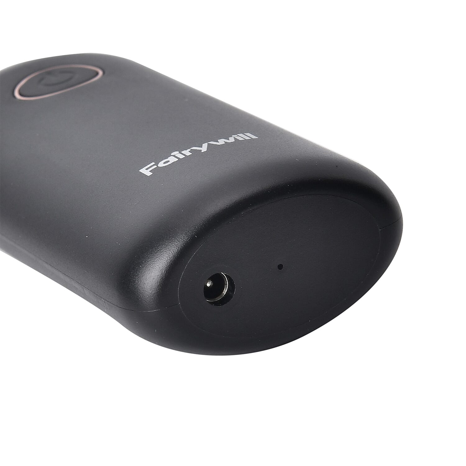 Fairywill T9 Electric Toothbrush with 4 Brush Heads & 1 Vented Cap (USB Powered 650mAh Rechargeable Battery) - Black