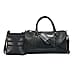 Set of 2 - 100% Leather Croco Embossed Luggage Duffle Bag with Crossbody Bag