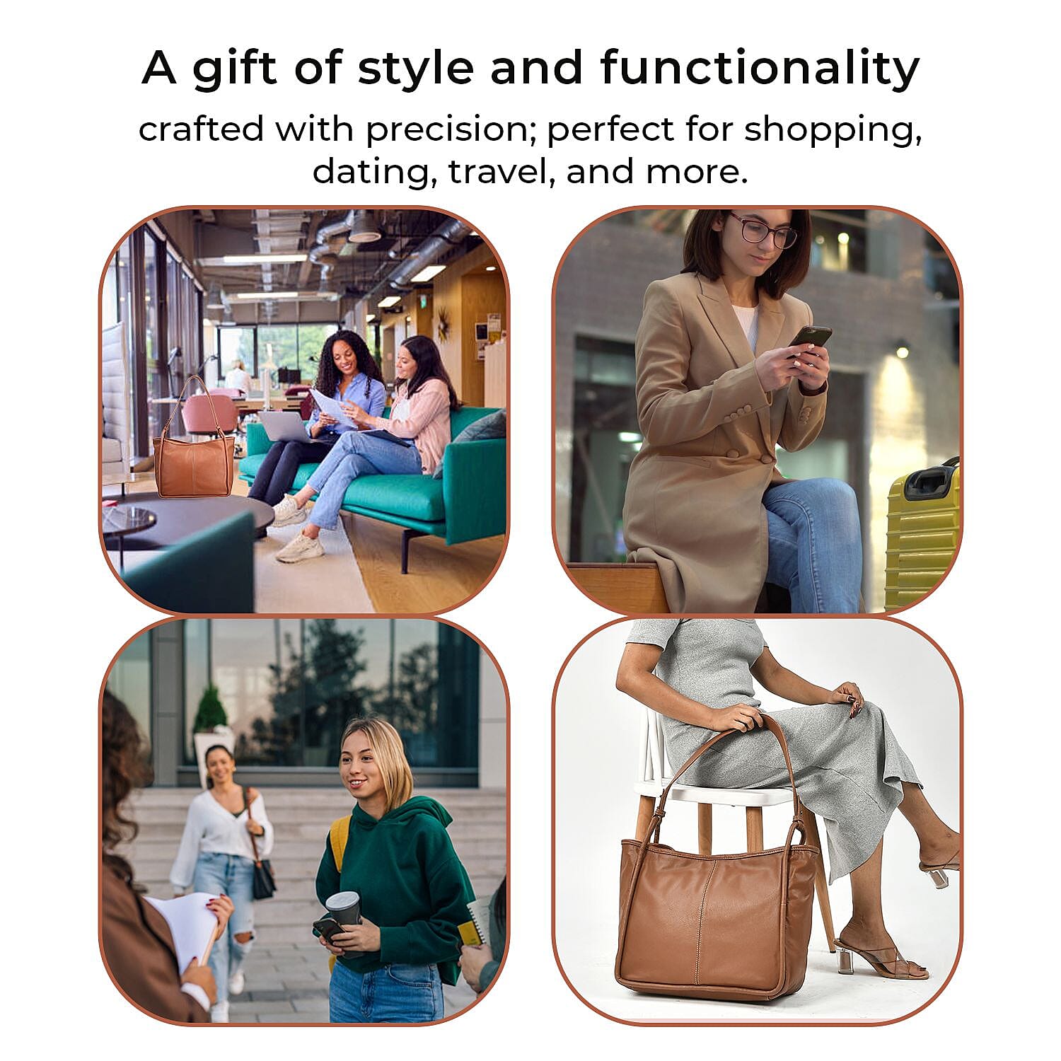 Genuine Leather Shoulder Bag