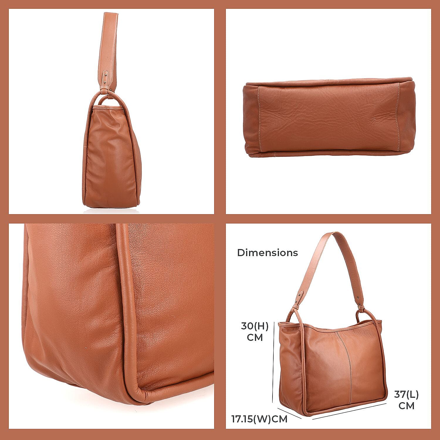 Genuine Leather Shoulder Bag