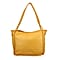 100% Genuine Leather Shoulder Bag - Mustard