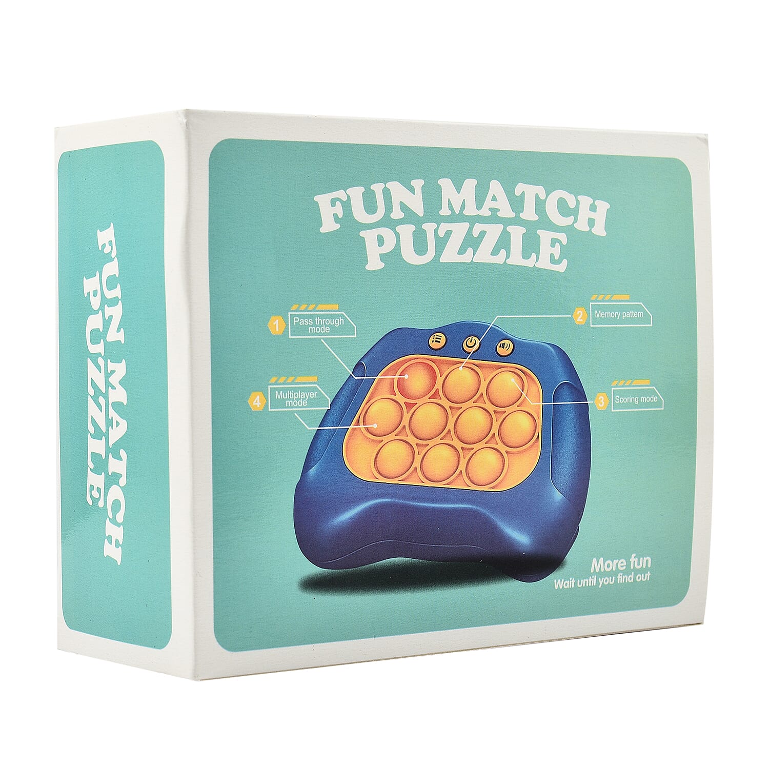 Fast Push Intelligent Game with 4 Modes (Enhances Hand-Eye Coordination, Practical Ability & Memory) - Navy & Red
