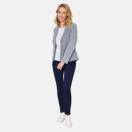 Emreco Viscose Blazer (Size 14) - Navy