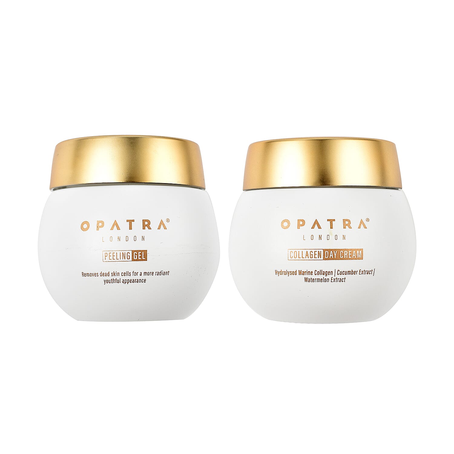 Opatra Go and Glow Set - Collagen Day Cream with Peeling Gel