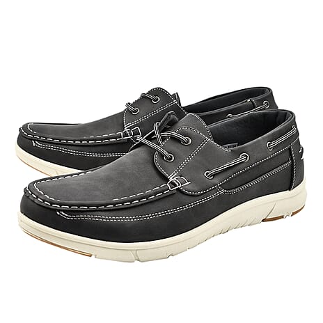 Dr Keller Mens Boat Shoes (Size 11) - Grey