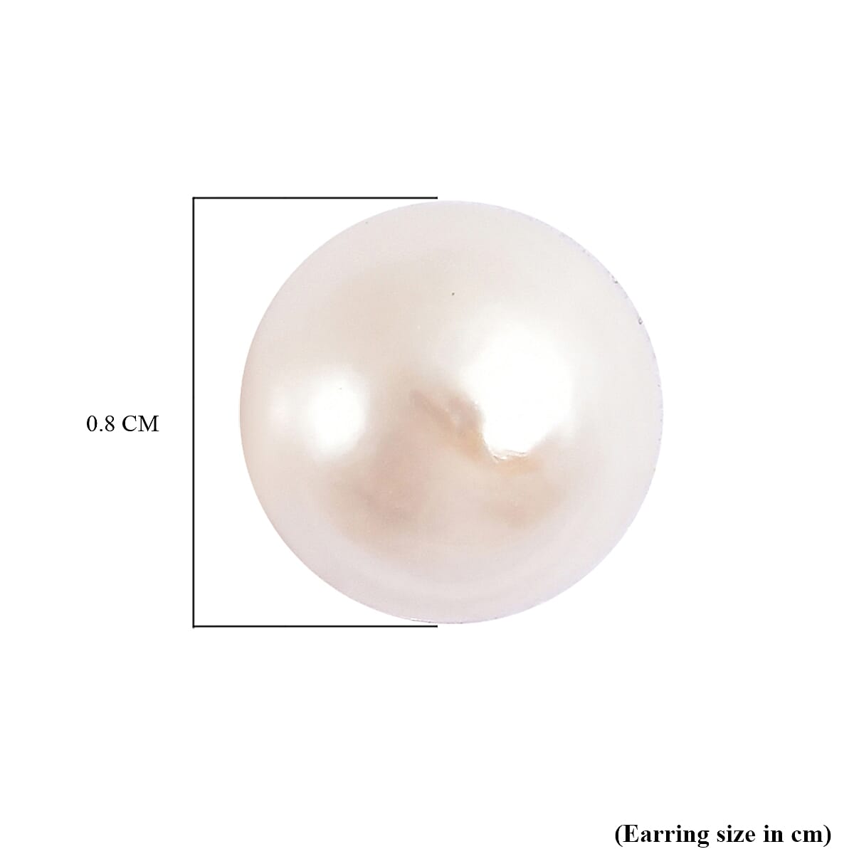 Japanese Akoya Pearl Stud Earring in Gold Overlay Sterling Silver