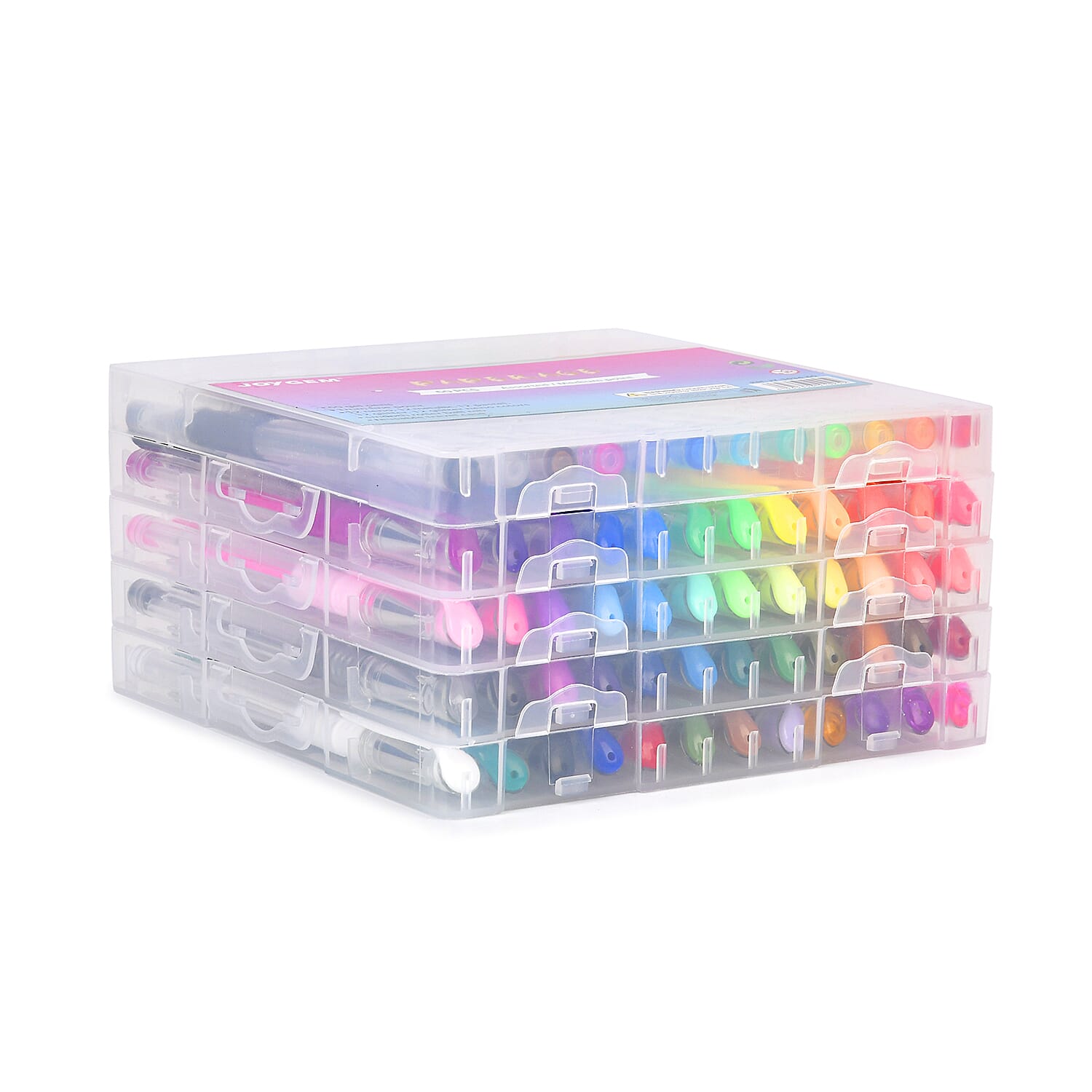 60 Pack Gel Pens Set with Storage Box for Colouring Books Drawing, Penting - Writing - Multi