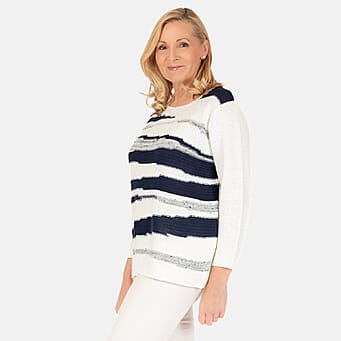 https://tjcuk.sirv.com/Products/77/4/7744975/Emreco-Long-Sleeve-Stripe-Knit-Jumper-Size-M-Ivory_7744975_2.jpg?w=342&h=342