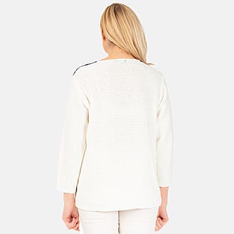 https://tjcuk.sirv.com/Products/77/4/7744975/Emreco-Long-Sleeve-Stripe-Knit-Jumper-Size-M-Ivory_7744975_3.jpg?w=342&h=342