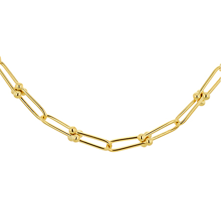 Vicenza Exclusive - 9K Yellow Gold Industrial Necklace (Size - 24), Gold Wt. 14 Gms