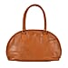 One Time Closeout - 100% Genuine Leather Solid Shoulder Bag (Size 38x27x10 cm) - Brown