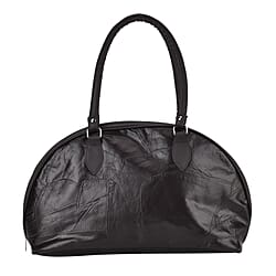 One Time Closeout - 100% Genuine Leather Solid Shoulder Bag (Size 38x27x10 cm) - Blue