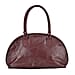 One Time Closeout - 100% Genuine Leather Solid Shoulder Bag (Size 38x27x10 cm) - Brown