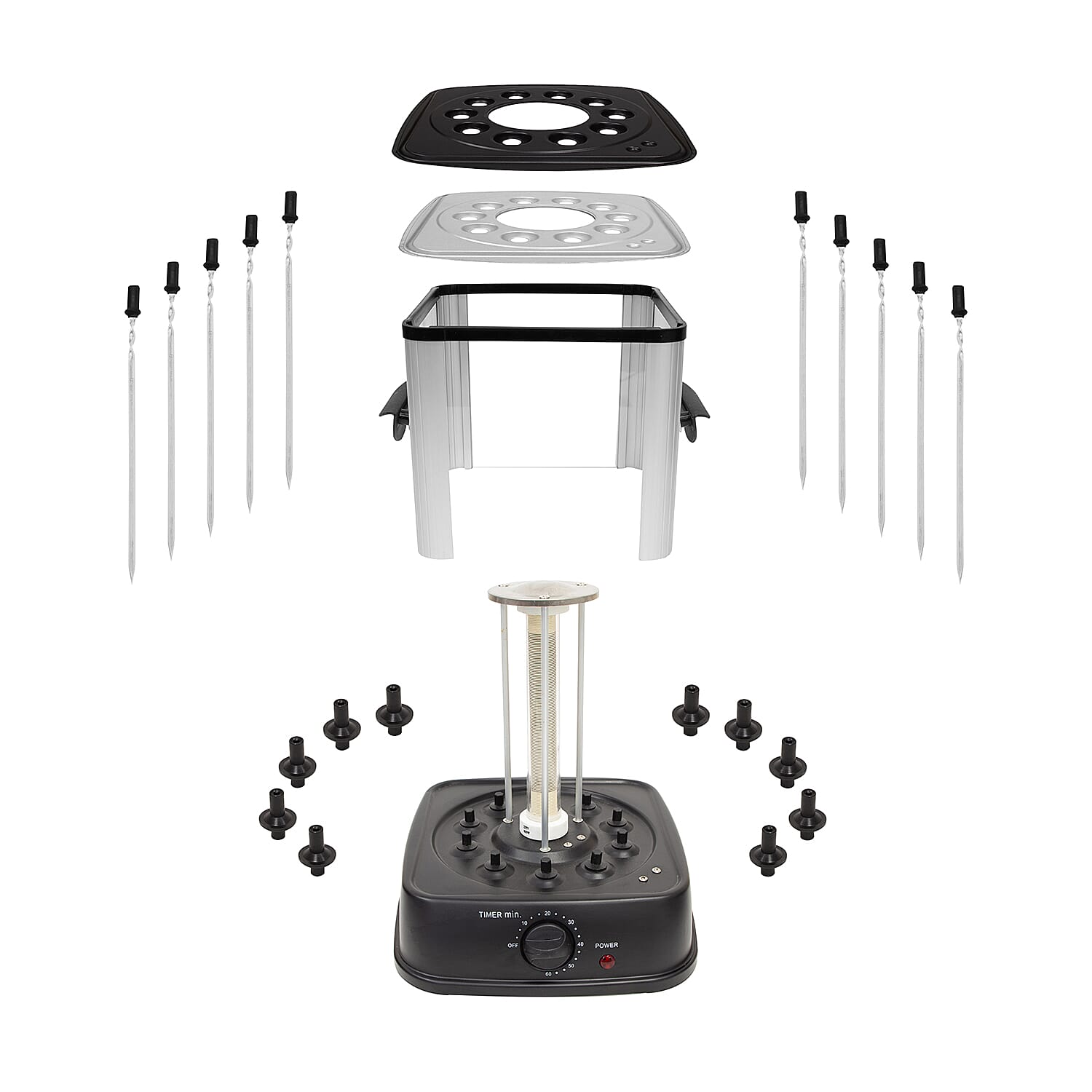 Lowest Ever -Hour Price Only -Indoor Kebab Grill (Power - 800W)