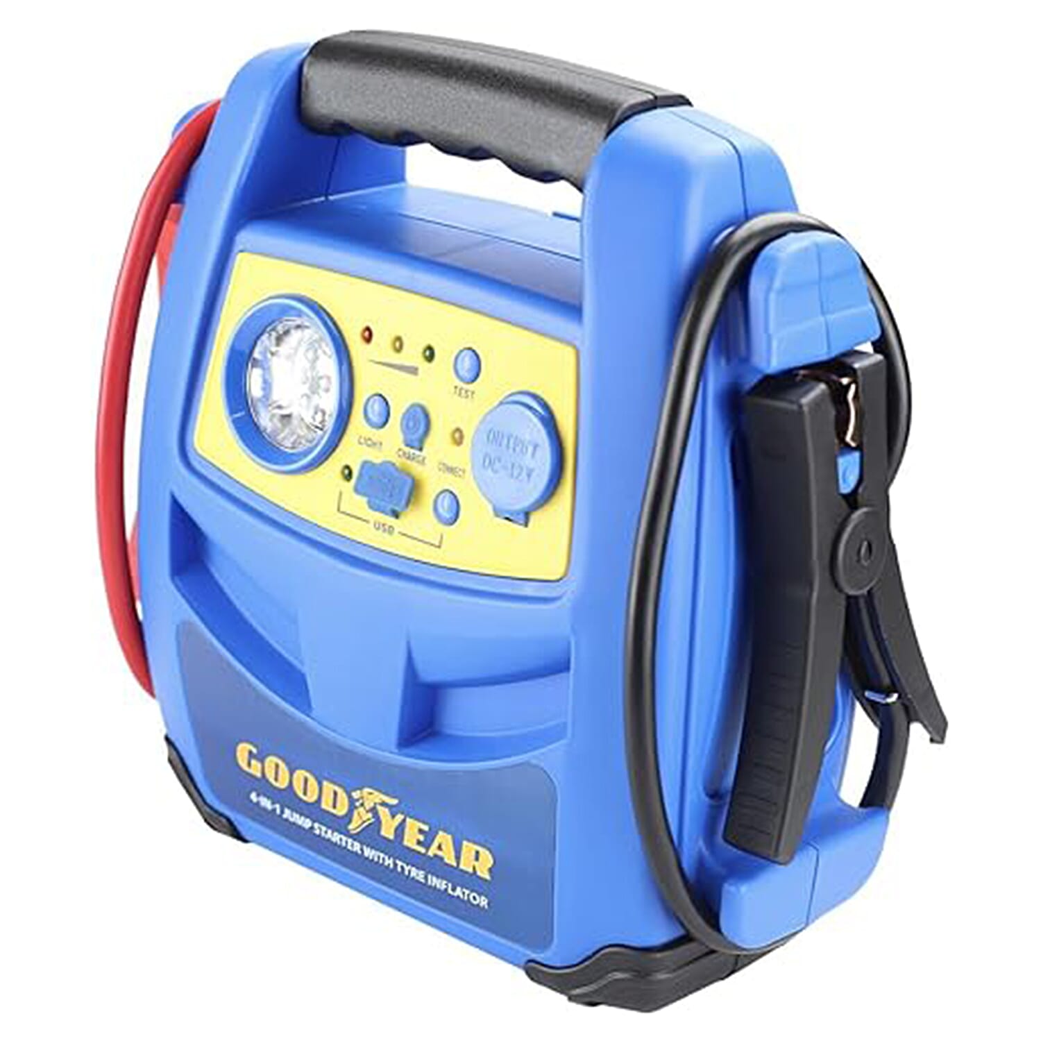 GOOD YEAR 4 in 1 Jumpstarter with Tyre Inflator (Max. 250 PSI)